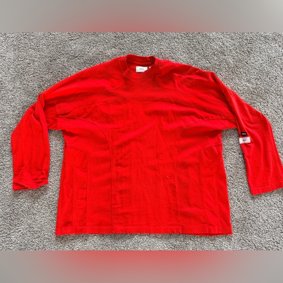 Joah Brown Red Tunic Top